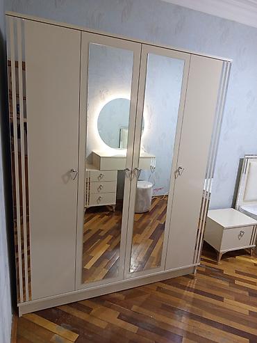 Yeni, 4 qapılı, Güzgülü, Bej, Açılan, Düz dolab lalafo.az -da — 1 Yeni, 4 qapılı, Güzgülü, Bej, Açılan, Düz dolab — 1