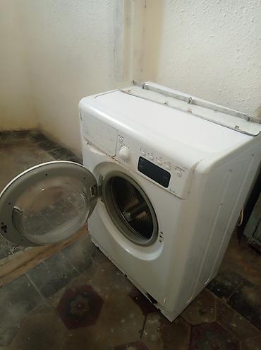Бытовая техника: Стиральная машина Indesit, 6 кг, На запчасти, Автомат, Без сушки — 4