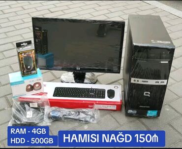 hard: Dəst 150 Azn tələsin ıntel CORE İ9 500 gb hard disk 4gn ram