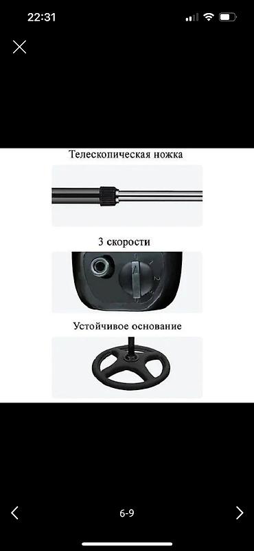 мокрый фен: Вентилятор Напольный, Лопастной — 6