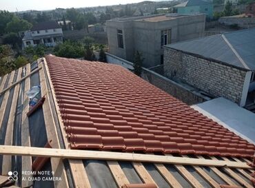 Dam işləri: Metal kirəmit və dam örtüyü materialları, həmçinin damların yığılması — 15