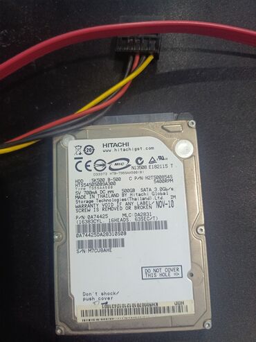 07 diskleri: Daxili Sərt disk (HDD) 480 GB