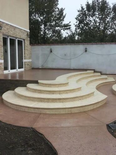 Baštenska dekoracija: STAMPANI BETON 🏗️ Blue Stone DOO se specijalizuje za izradu štampanog — 2