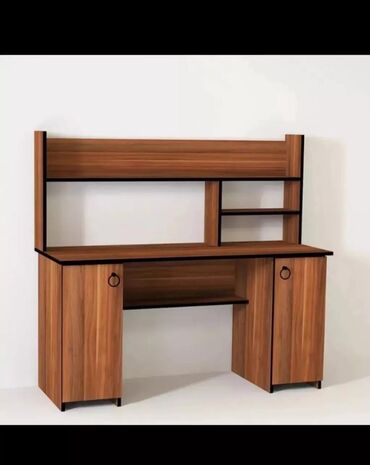 Sifarişlə kompyuter masaları: Düz masa, Polkalı, Siyirməli, Azərbaycan, Sadə laminat, Zəmanətli, Kredit yoxdur — 4