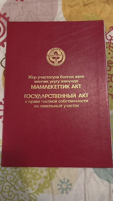 6 соток, Курулуш, Кызыл китеп — 8