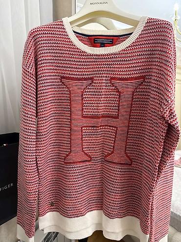 Koftalar, sviterlər: Tommy Hilfiger sviteri - Model: TH logolu trikotaj sviter - Rəng — 2