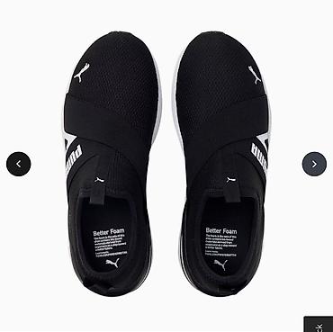puma женские: Кроссовки, 37.5, 38, Puma, Б/у, цвет - Черный, Платная доставка, Самовывоз — 3