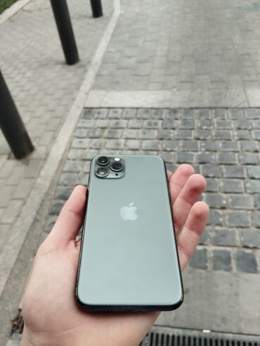 i̇phone 7 ekran: IPhone 11 Pro, 64 GB, Qızılı, Zəmanət, Simsiz şarj, Face ID