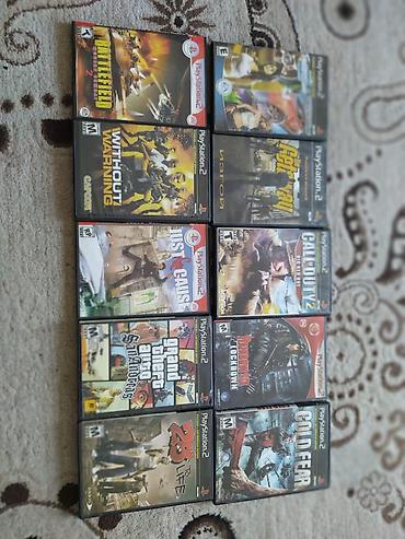 Техника и электроника: PlayStation 2 üçün disklər 1 ədədi 2 AZN tək tək satılmır 5 və ya 10 — 4