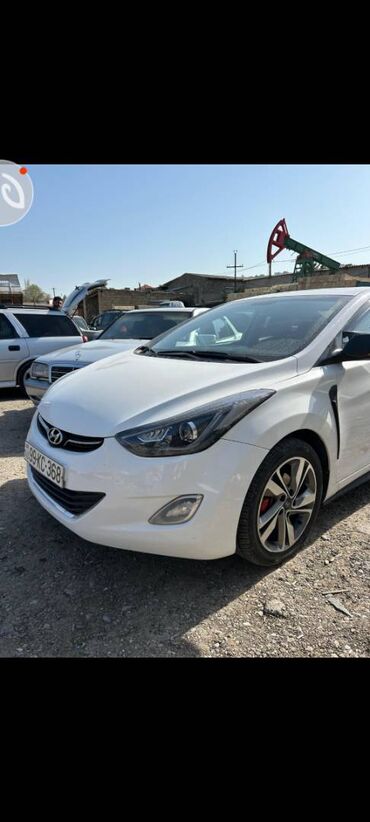 honda bufer: Передний, Hyundai Elantra, 2013 г., Оригинал, Япония, Б/у