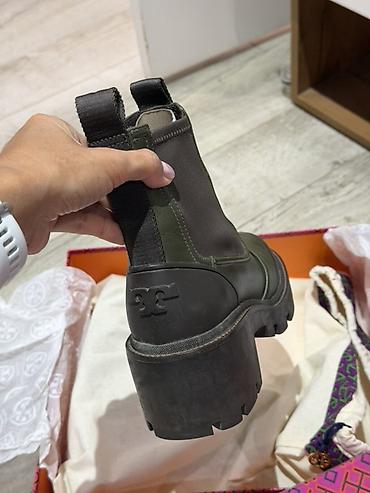 tory burch: Ботинки, 39, Tory Burch, Б/у, цвет - Зеленый — 3
