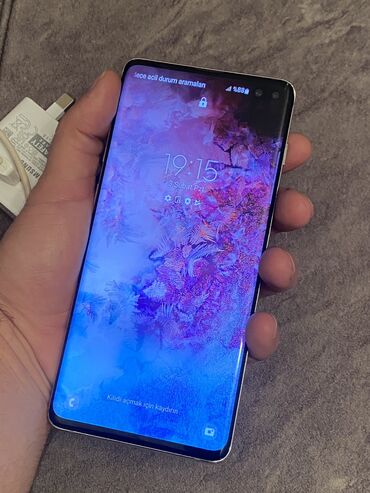 Samsung: Samsung Galaxy S10 Plus, 128 GB, rəng - Ağ