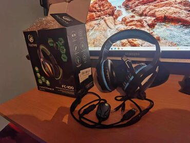 Zvučnici, slušalice i mikrofoni: Gejming slušalice sa LED osvetljenjem i mikrofonom - Preko ušiju — 7