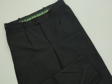 Spodnie S (EU 36), stan - Idealny, wzór - Jednolity kolor, kolor - Czarny