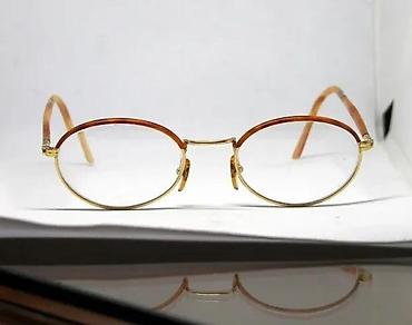Naočare: Vintage dioptrijski ram OVAL u boji ćilibara. Vintage dioptrijski ram — 1