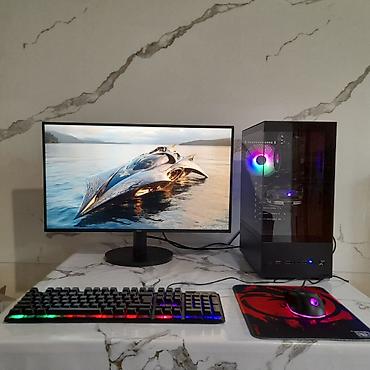 Техника и электроника: Компьютер, ядер - 4, ОЗУ 16 ГБ, Игровой, Б/у, Intel Xeon, AMD Radeon RX 580, HDD + SSD — 8