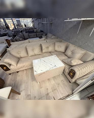 Мебель: Künc Divan Xüsusiyyətlər: - Ölçü: 300 × 200 sm - Rahat L‑şəkilli — 1