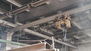 Двутавровая балка: Продается подвесная кран балка + пути., ширина пролёт 8метров, длина — 2