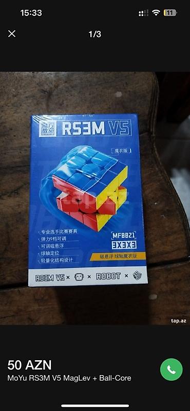 maqnit oyuncaqlar: MoYu RS3M V5 MagLev + Ball-Core sürət kubu - Model: RS3M V5 (MF8821) — 1