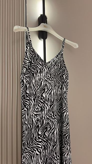 leopard 7: Повседневное платье, Лето, Длинная модель, Платье-комбинация, S, M — 4