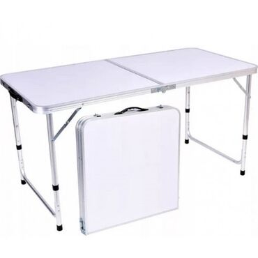 стол пикник: Стол, цвет - Белый, Новый
