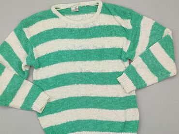 plisowane spódnice butelkowa zieleń: Sweter, M, stan - Dobry