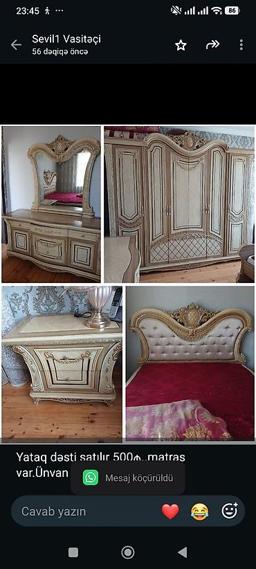 Yataq dəsti satılır 500₼. matras var.Ünvan Binəqədi. 2974 Sevil1 lalafo.az -da Yataq dəsti satılır 500₼. matras var.Ünvan Binəqədi. 2974 Sevil1
