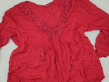 czerwona bluzki koronkowe: Blouse, S (EU 36), condition - Fair