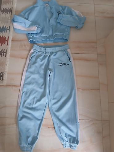 nike tn throwback future: Dvodijelni sportski komplet za decu – svetloplave boje - Gornji deo — 1
