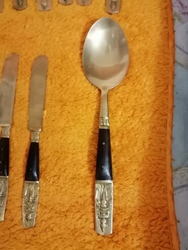 Süfrə ləvazimat dəstləri: Məhsul: Dekorativ naxışlı tutacaqlı süfrə ləvazimatı dəsti Tərkibi və — 7