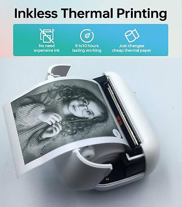 buklet capı: XBOSS L2 Mini Etiket Printeri – Simsiz, Portativ Termal Yazıcı 🔹 XBOSS — 8