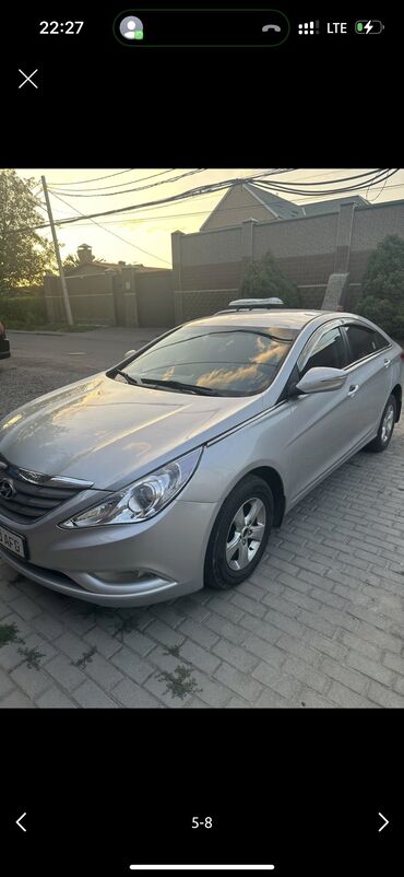 Hyundai: Hyundai Sonata: 2012 г., 2 л, Автомат, Газ, Седан