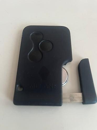 renault mégane: Renault Megane kart açarı (smart card) korpusu və mexaniki açar - — 2