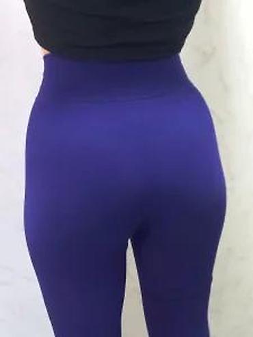 Helanke, biciklistički šortsevi: Ženske sportske helanke – tamnoplave - Visok struk sa V-preklop — 14