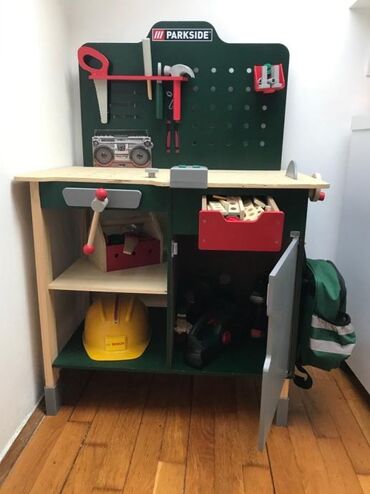Dečije radionice i alati: Dečija radionica sa alatom – set Parkside/BOSCH Kompletna — 1