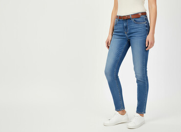 spodnie dżinsy zara: Denim Collection, Jeansy damskie, rozmiar M