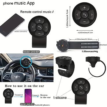 Пульты: QXS-001 Avtomobil Sükan Kontrolleri – Telefon Musiqi Tətbiqləri üçün — 1