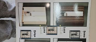 Paltar dolabları, qarderoblar: Yeni, 4 qapılı, Güzgülü, Bej, Digər material, Açılan, Düz dolab — 5