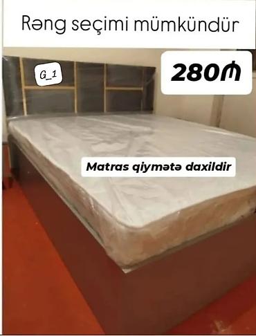 kreditle kunc divan: Mebel dəsti – iki nəfərlik çarpayı - Başlıq hissəsi panelli dizaynla - — 1