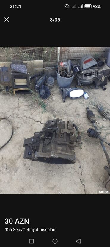 Digər avtomobil ehtiyat hissələri: Kia Sephia üçün ehtiyat hissələri - Mühərrik komplekti və ayrılıqda — 7