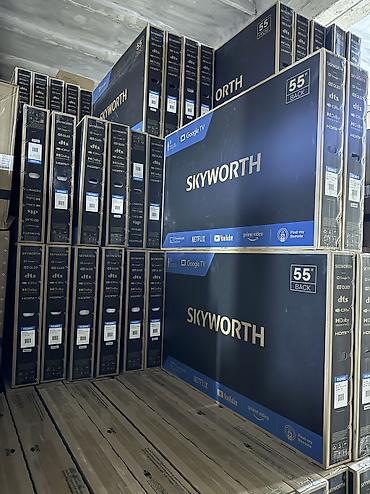 Телевизоры: 🔥💥СРОЧНАЯ АКЦИЯ 💥🔥 Телевизор skyworth 55Q66G матовый экран диагональ — 16