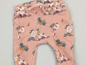 różowa sukienka w kwiaty: Leggings, So cute, 6-9 months, condition - Very good