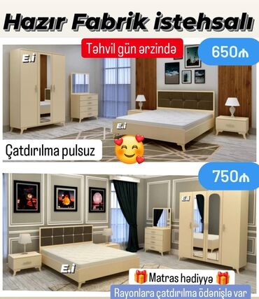 Dolablar: Çatdırılma pulsuz matras 🎁