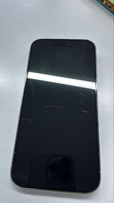 xr в корпусе: IPhone 14 Pro, Колдонулган, 256 ГБ, Ак, Заряддоочу түзүлүш, Каптама