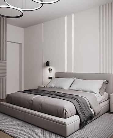 Фасадные 3D панели: Настенные декоративные панели и ТВ-зоны под ключ - Современные — 17