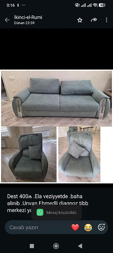 Dest 400₼ .Ela veziyyetde .baha alinib .Unvan Ehmedli diaqnoz tibb