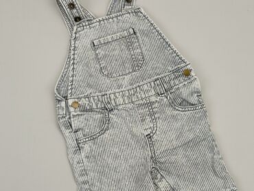 sukienka letnia biała zwiewna: Dungarees F&F, 1.5-2 years, 86-92 cm, condition - Perfect