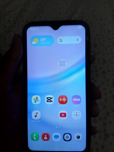 корпус для пе: Samsung Galaxy A15, Колдонулган, 128 ГБ, түсү - Көк, 2 SIM