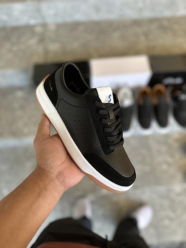 Мужские кроссовки, 42, 43, 44, Clarks, Новый, цвет - Черный, Бесплатная доставка