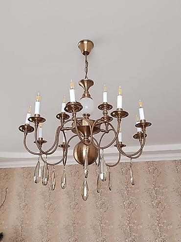 şamdan: Çılçıraq, 10 və daha çox lampa, Metal — 2